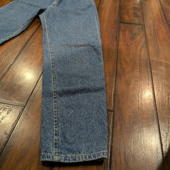Vintage 80s Lee Jeans Elastic Waist Tapered No Back Pocket 10 M USA - Picture 3 of 10